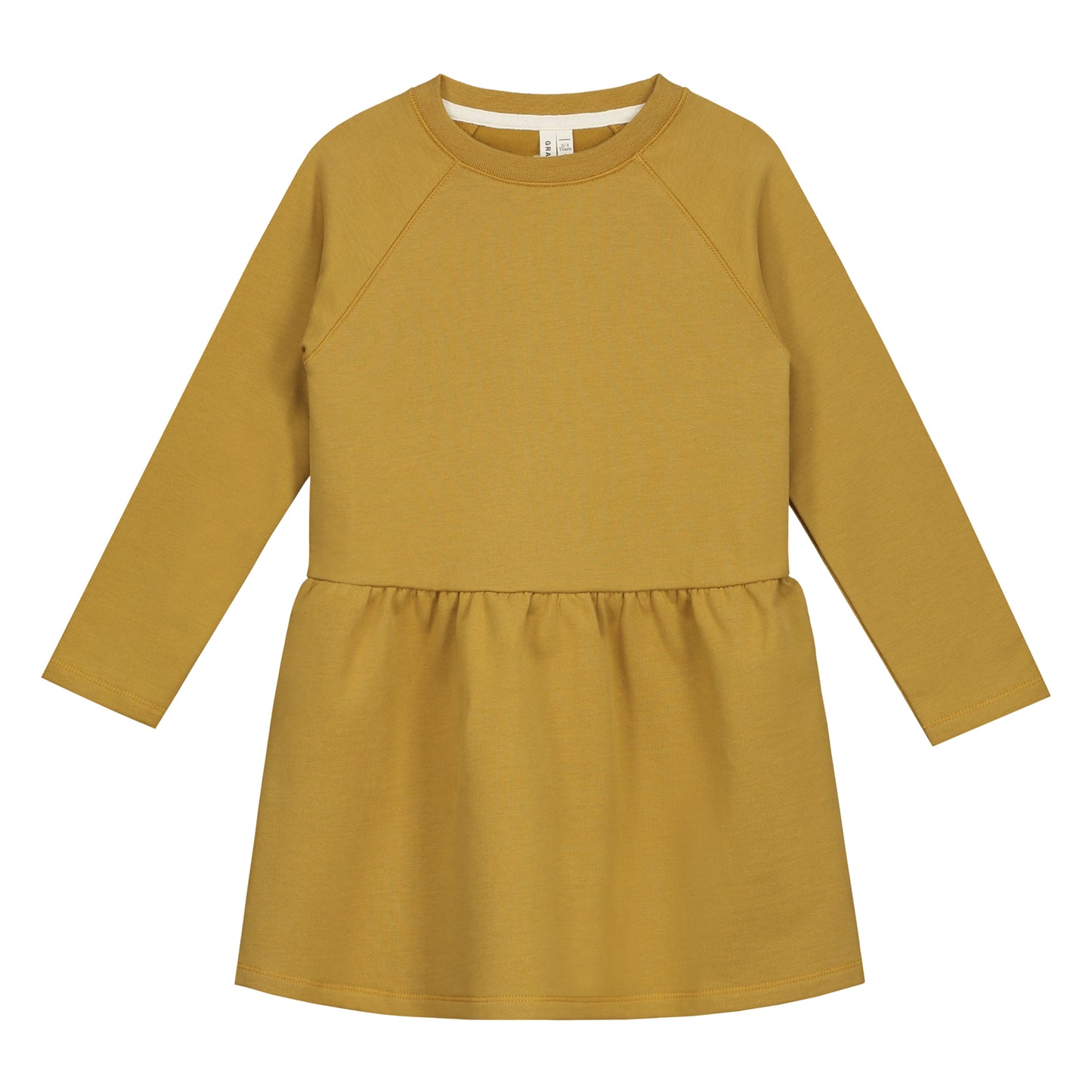 Girls Sweatshirt Dress - Mustard | Gray Label